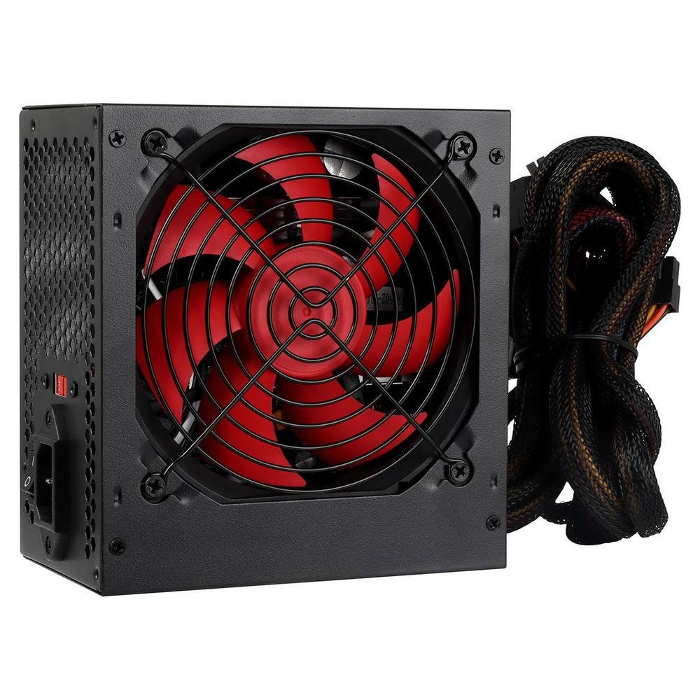 Fonte Atx 500w Fortrek Crusader, Bivolt Manual, Cooler 120mm, Preto - 76955 Fonte Atx 500w Fortrek Crusader, Bivolt Manual, Cooler 120mm, Preto - 76955