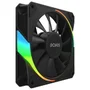 Kit Com 3 Fans Cooler ARGB PCyes Sangue Frio 3 Black Vulcan 120mm