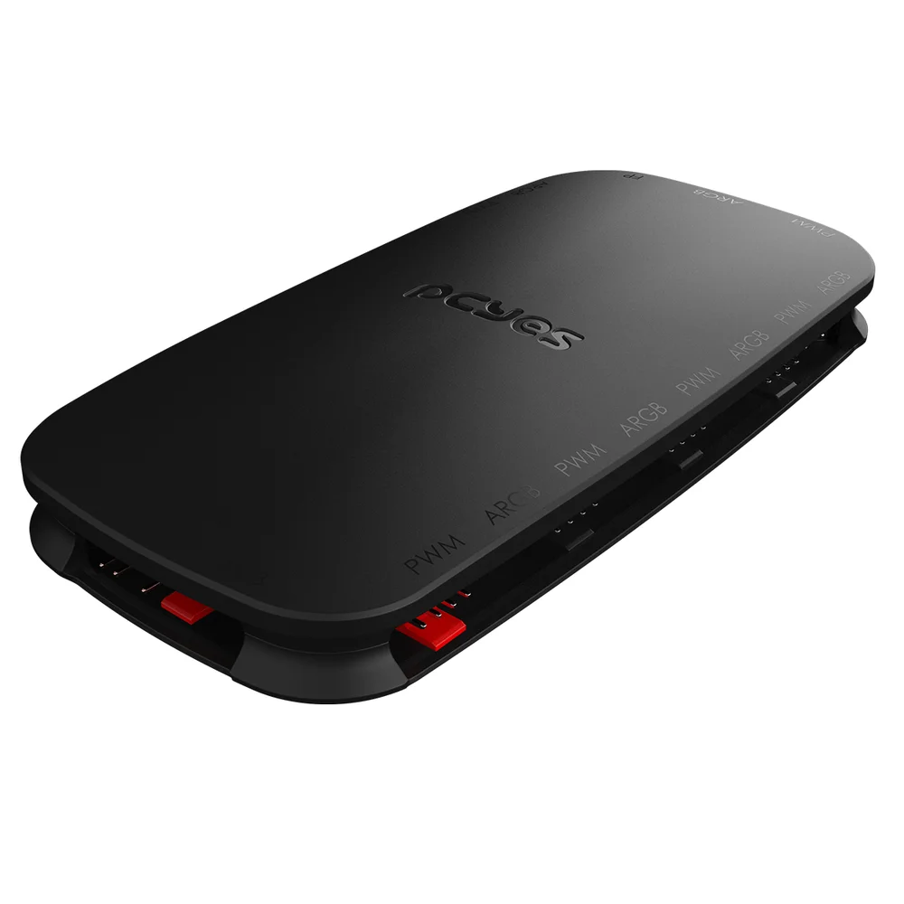 Kit Com 3 Fans Cooler ARGB PCyes Sangue Frio 3 Black Vulcan 120mm
