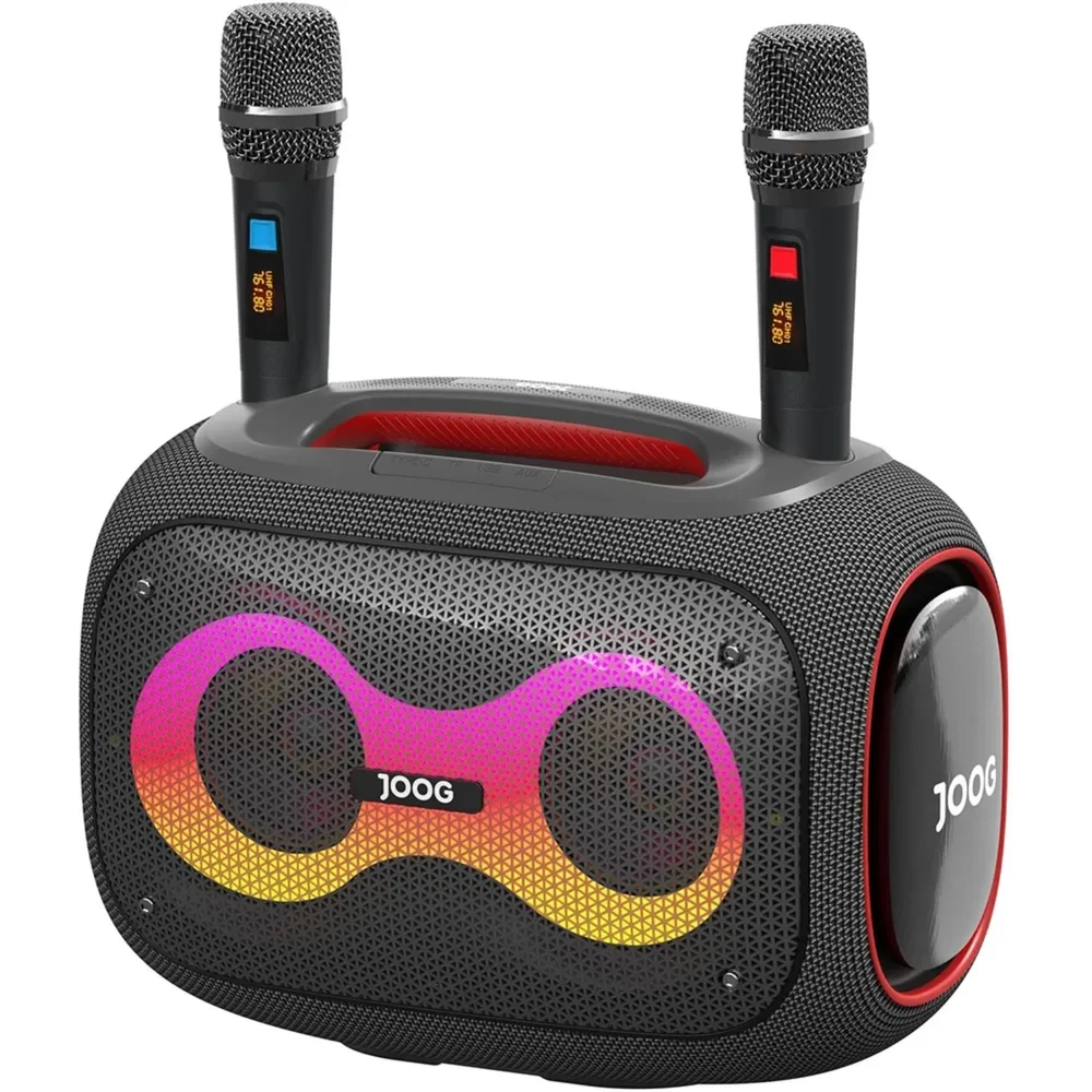 Caixa de Som Joog Pair 1000 2 Microfones KaBuM