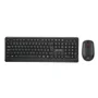 Kit Teclado E Mouse C3tech K-w70bk Wireless Abnt2 Perfil Baixo 1600dpi 4 Botões - Preto