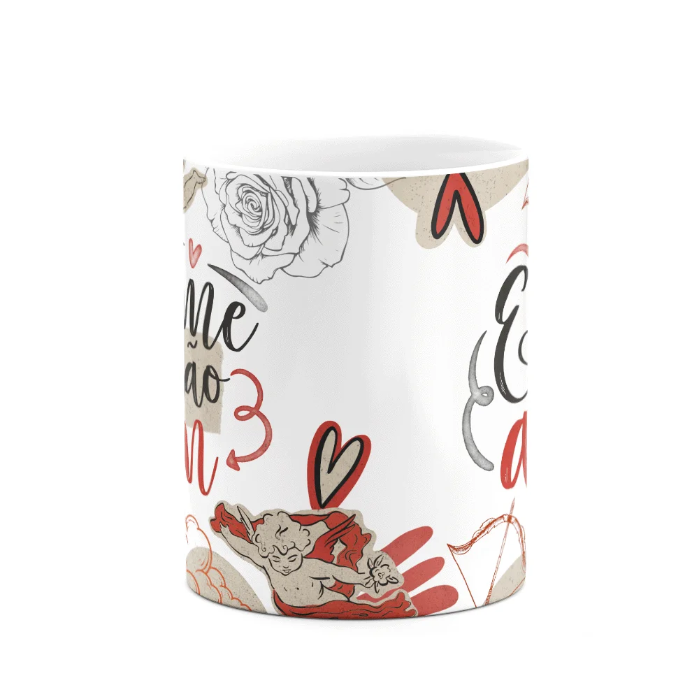 Caneca Namorados Cupid Love - Você Me Faz Tão Bem