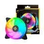 Cooler Fan Playshop, LED, RGB, 12v, Para Gabinete E Cpu Gamer 12cm, 1500 Rpm, Conector 3 Pinos, 4 Pinos Molex