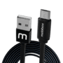 Cabo carregador Micro Usb / USB - 1 metro - Reforçado e flexível - Ultra rápido - Original 1 ano de garantia