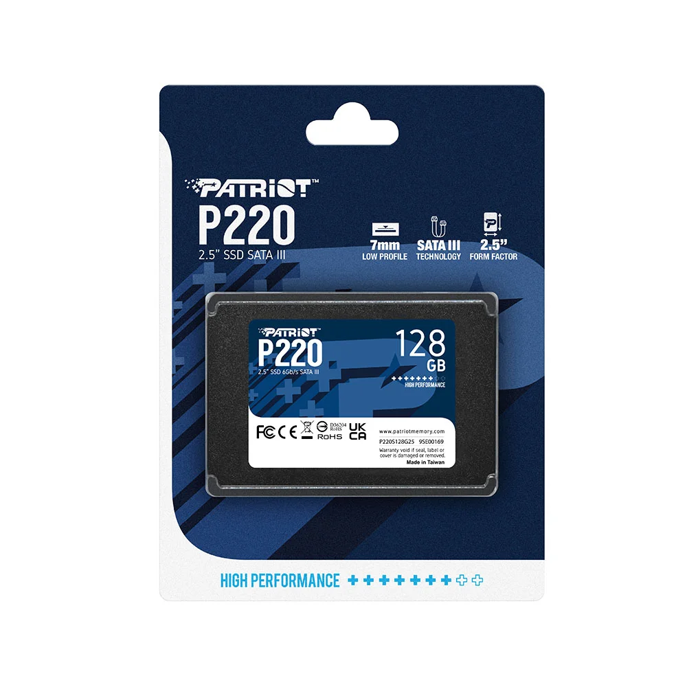 SSD 128GB Patriot P220 500-400 Mbs
