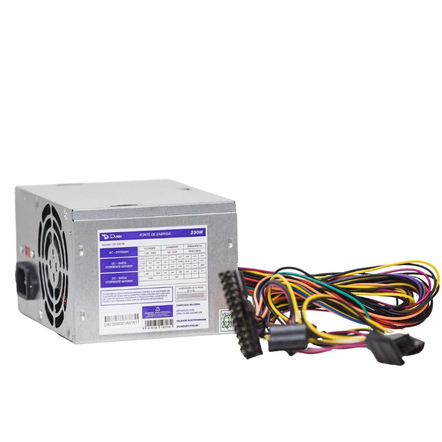 Fonte Atx Duex 230w Dxpro Vx230se Fonte Atx Duex 230w Dxpro Vx230se