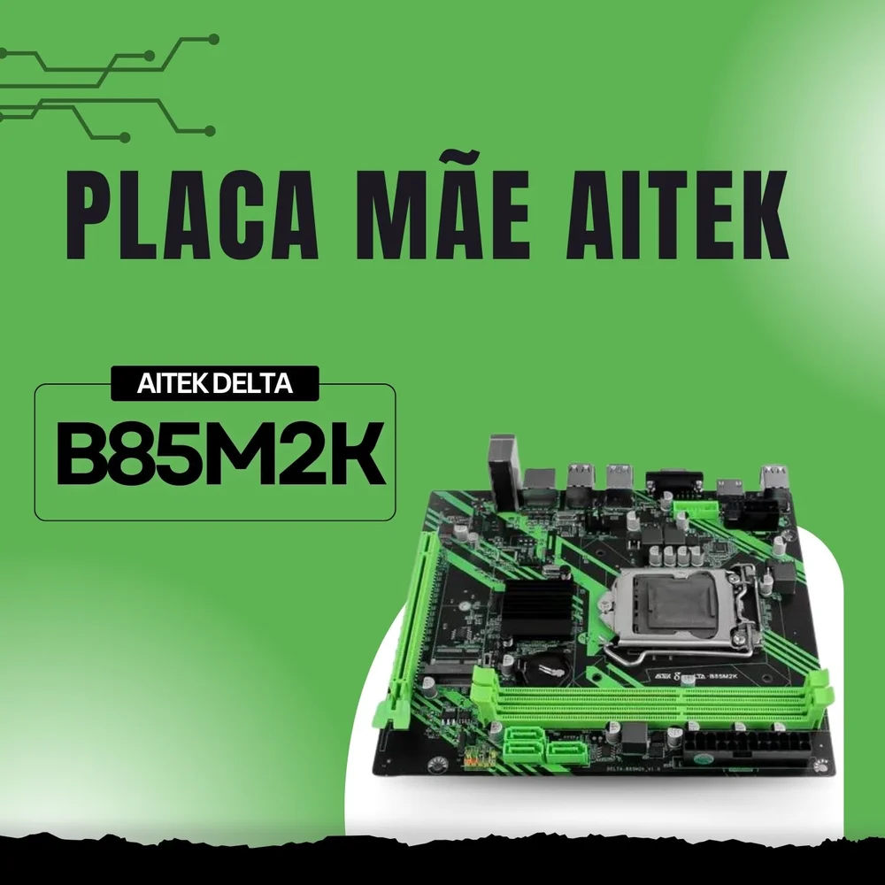 Placa Mãe Intel B85 Micro-atx LGA 1150 Dimm 16gb Ram Ddr3 4 Portas Sata Iii Usb 3.0 Placa Mãe Intel B85 Micro-atx LGA 1150 Dimm 16gb Ram Ddr3 4 Portas Sata Iii Usb 3.0