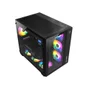 Gabinete Gamer ATX Zeus Pro Glass Black Liketec, Compatível Com Placa-Mãe ATX, Micro-ATX e Mini-ITX