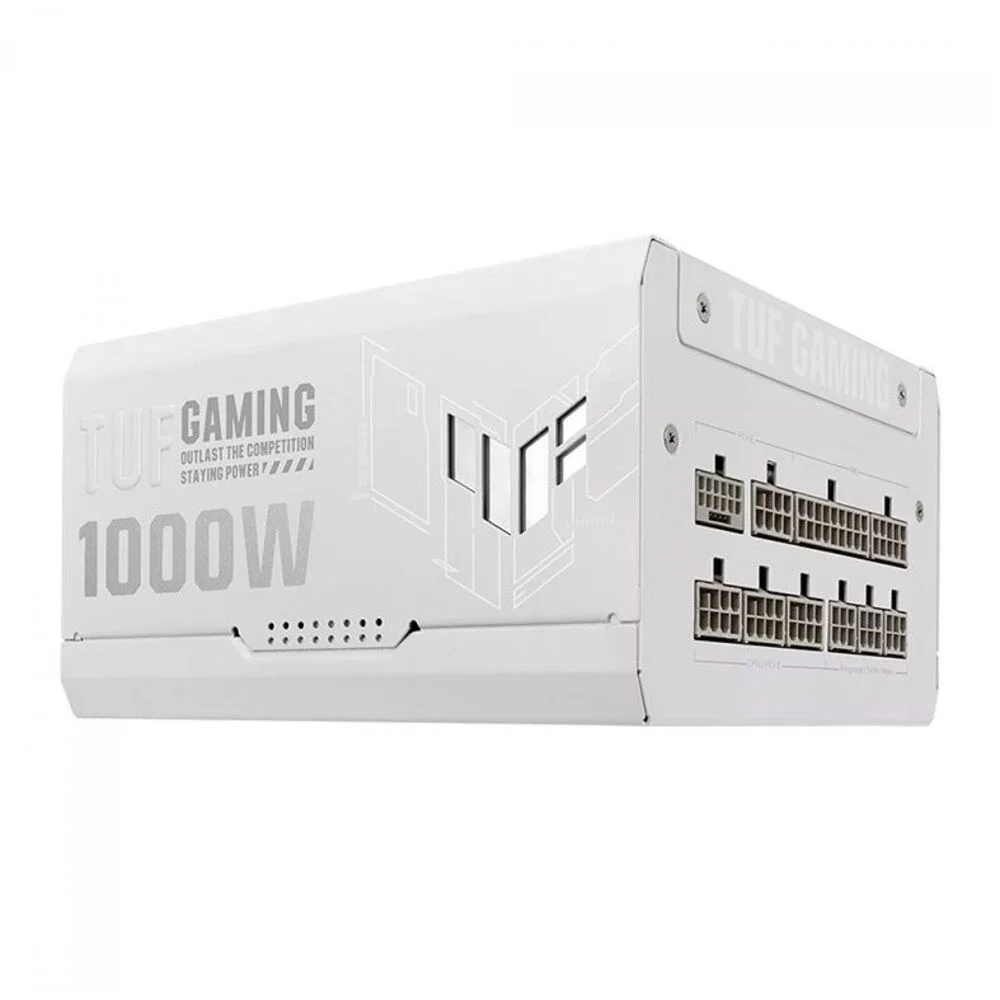 Fonte Asus Tuf Gaming 1000w 80 Plus Gold Full Modular - Tuf-gaming-1000g-white