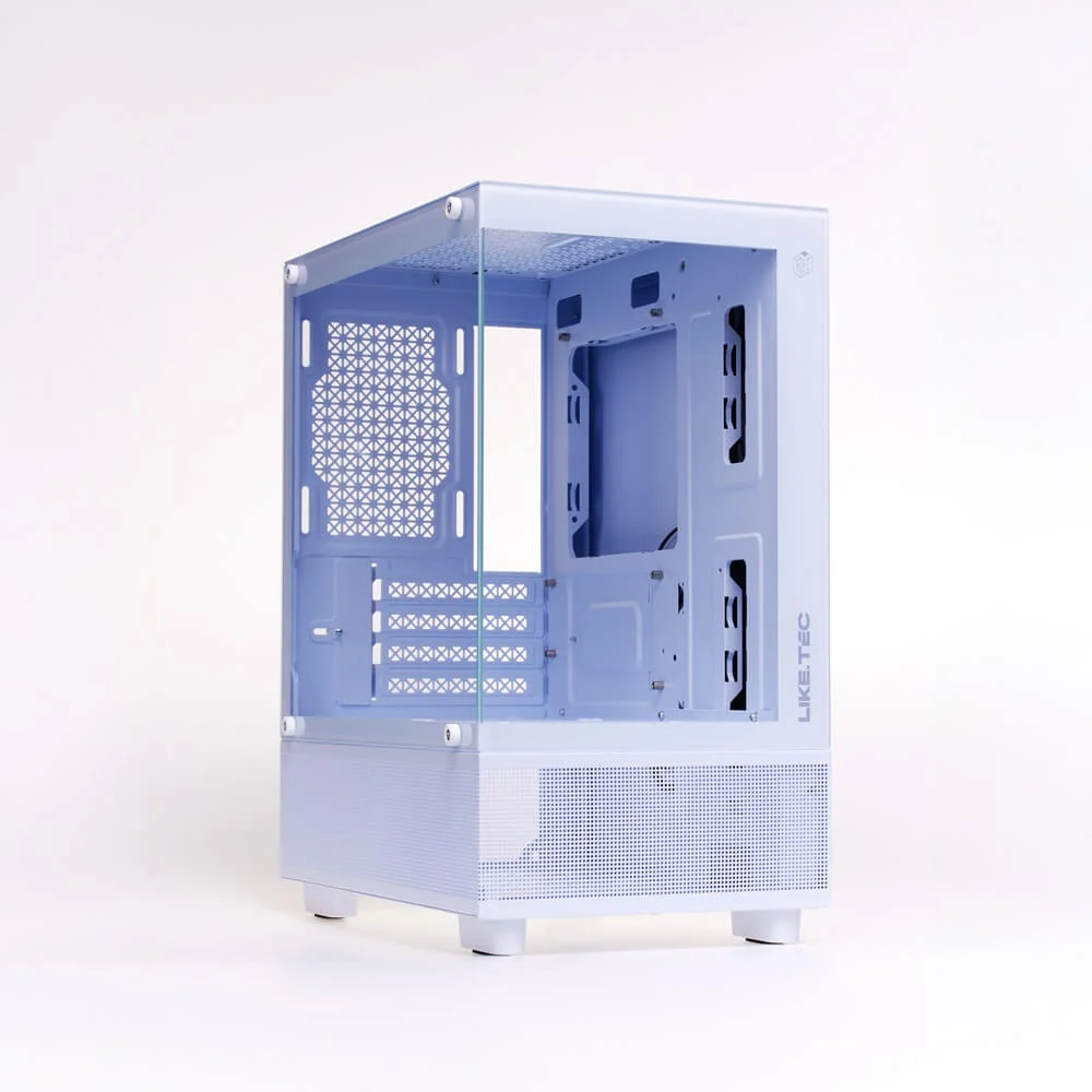 Gabinete Gamer Liketec Opera Snow Mid Tower Matx Vidro Panorâmico Sem Fan - Lc-cb-opera-20856 Gabinete Gamer Liketec Opera Snow Mid Tower Matx Vidro Panorâmico Sem Fan - Lc-cb-opera-20856