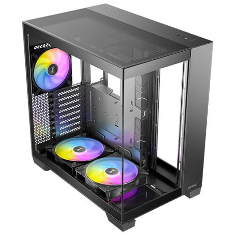 Gabinete Gamer Antec C8 ARGB Lateral Vidro Temperado Micro-atx/atx/mini-itx/e-atx 3 Fans 120mm Ar