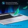 Notebook Asus Vivobook 16 X1605va Intel Core I7 1355u 16gb Ram 1TB SSD WINDOWS 11 Home Tela 16” Ips Fhd Cool Silver - Mb764w