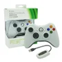 Controle Sem Fio XBOX 360 Para Computador Notebook Playstation 3 + Receiver Branco