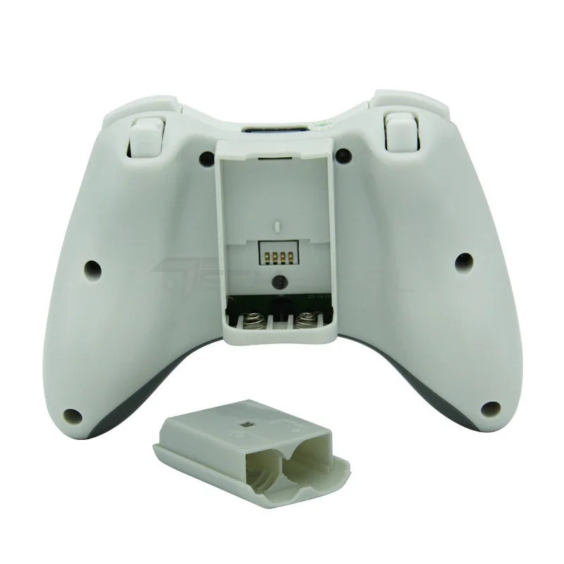 Controle Sem Fio XBOX 360 Para Computador Notebook Playstation 3 + Receiver Branco Controle Sem Fio XBOX 360 Para Computador Notebook Playstation 3 + Receiver Branco