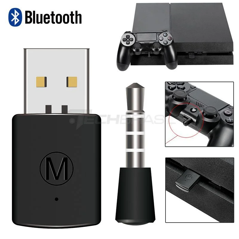 Transmissor Bluetooth Para Playstation 4 Ps4 Para Fone Ouvido Adaptador