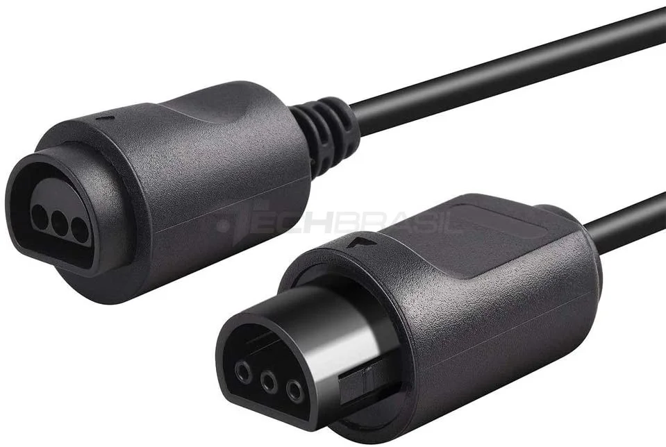Cabo Extensor Para Controle Nintendo 64 N64 Extensão 180cm Cabo Extensor Para Controle Nintendo 64 N64 Extensão 180cm