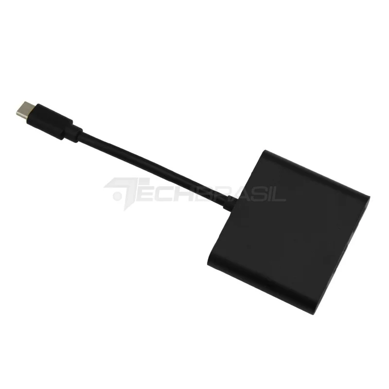 Conversor Vídeo Compatível Com Nintendo Switch Tipo-c Para HDMI Usb 3.0
