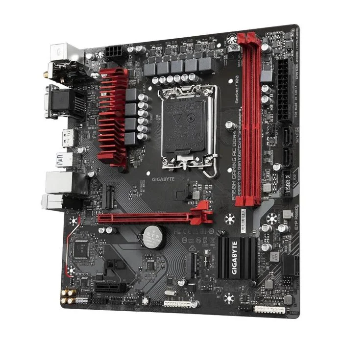 Placa Mãe Gigabyte B760m Gaming Ac Ddr4 Wifi LGA 1700 2xDDR4 Chipset Intel B760 Express Matx Placa Mãe Gigabyte B760m Gaming Ac Ddr4 Wifi LGA 1700 2xDDR4 Chipset Intel B760 Express Matx