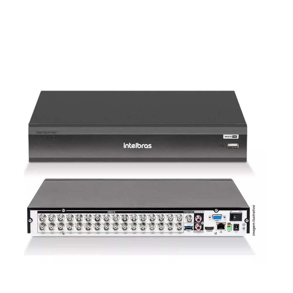 Dvr Intelbras 32 Canais Imhdx 3132 Com Hd De 3TB Instalado