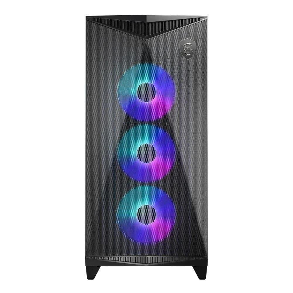 Gabinete Gamer Msi Mpg Gungnir 300r Airflow Black ARGB Mid Tower Usb 3.2 Vidro Temperado - Preto Gabinete Gamer Msi Mpg Gungnir 300r Airflow Black ARGB Mid Tower Usb 3.2 Vidro Temperado - Preto