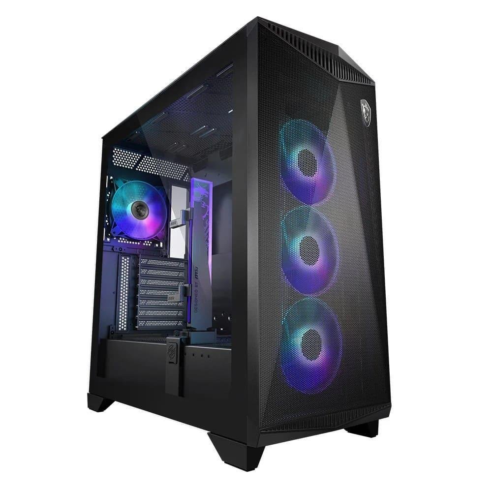 Gabinete Gamer Msi Mpg Gungnir 300r Airflow Black ARGB Mid Tower Usb 3.2 Vidro Temperado - Preto Gabinete Gamer Msi Mpg Gungnir 300r Airflow Black ARGB Mid Tower Usb 3.2 Vidro Temperado - Preto