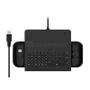 Teclado Chatpad Wireless Para Nintendo Switch Joy-con 54 Teclas Preto