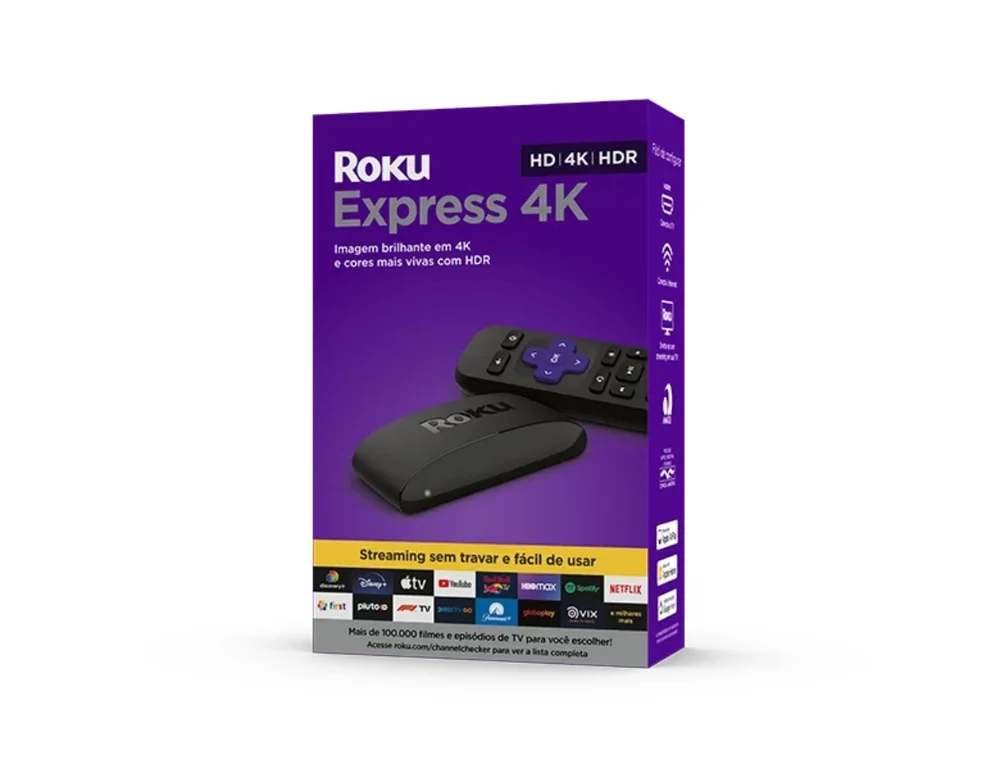 Roku Express Conversor Smart Tv HDMI 4k Hdr - 3940br2