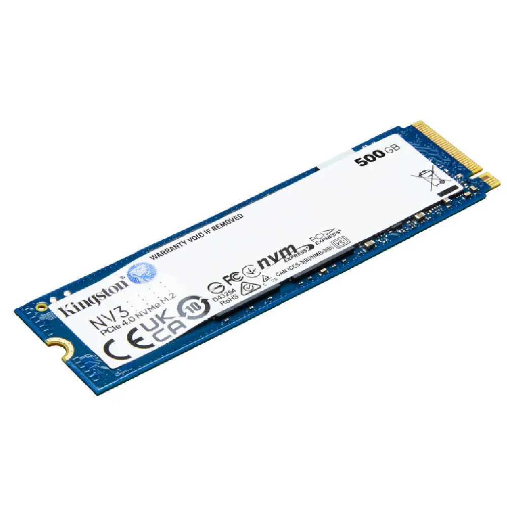 SSD Kingston Nv3 500 Gb Nvme M.2 2280 Leitura 5000mb/s Gravação 6000mb/s- Snv3s/500g SSD Kingston Nv3 500 Gb Nvme M.2 2280 Leitura 5000mb/s Gravação 6000mb/s- Snv3s/500g