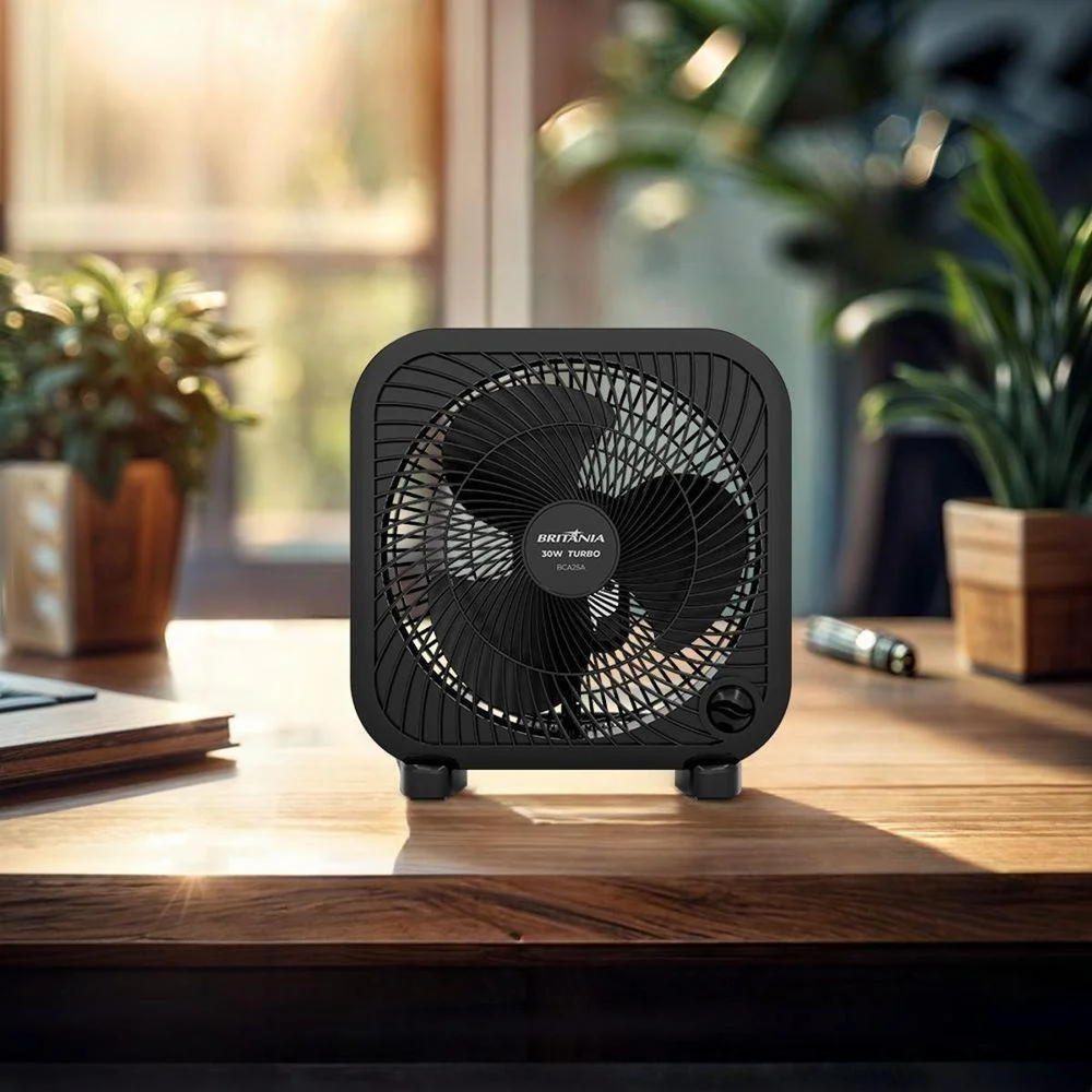 Ventilador Circulador Britânia 30w3 Velocidades Bca25a - 220v Ventilador Circulador Britânia 30w3 Velocidades Bca25a - 220v