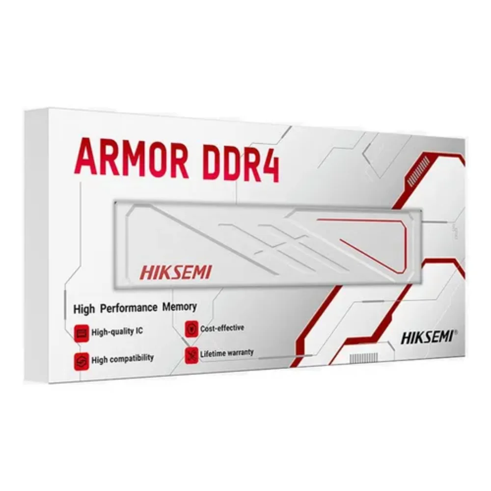 Memória 16gb Ddr4 3200mhz Hiksemi Armor - Branca - Hsc416u32e2 Memória 16gb Ddr4 3200mhz Hiksemi Armor - Branca - Hsc416u32e2