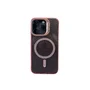 Capa Capinha Case Brilho Luxo Glitter Premium Magsafe Magnética Com Suporte Bracket Para Iphone 13 Pro - Rosa