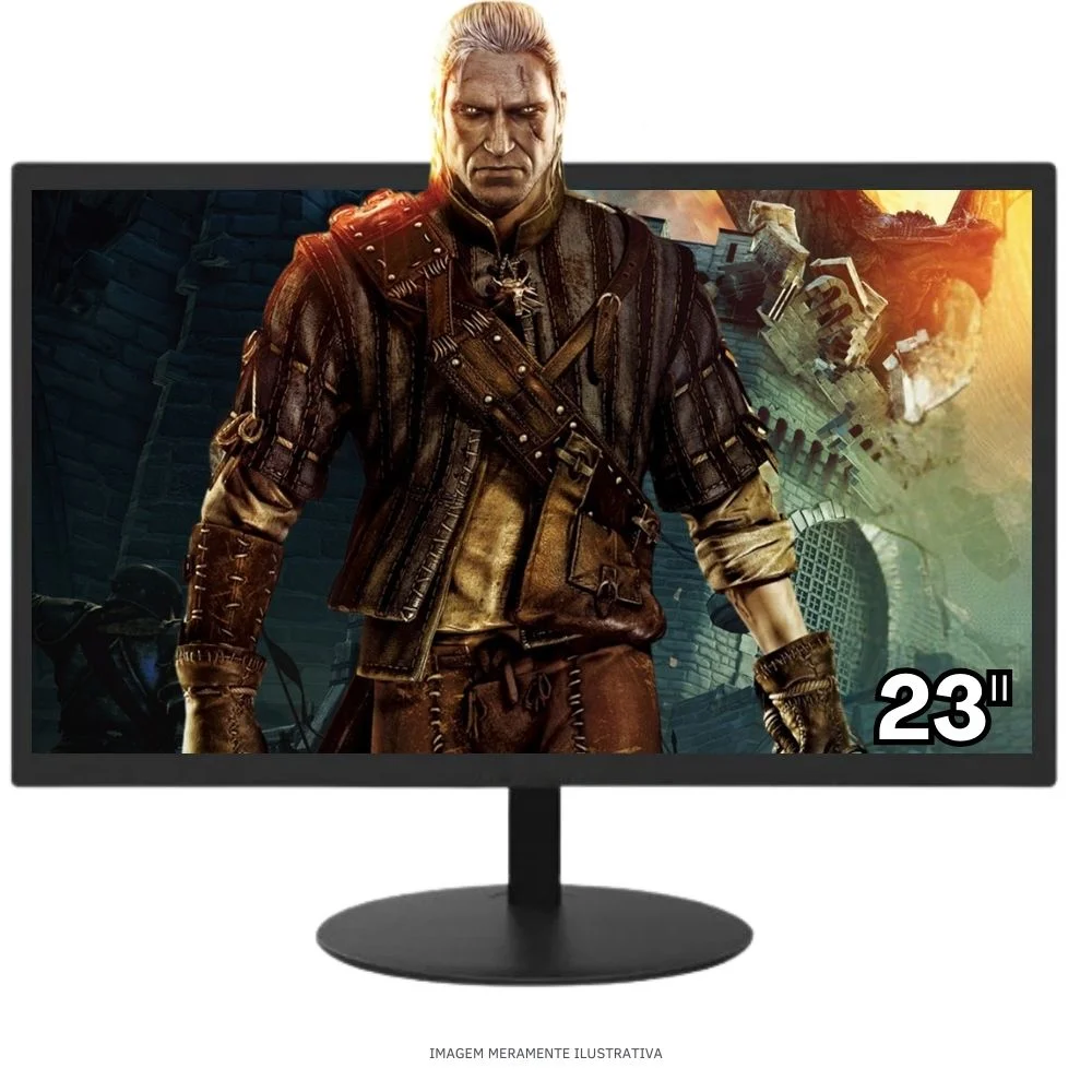 "Computador PC Gamer Completo Balão.info Intel Core I5 SSD 240GB 16gb Gabinete Aquário Teclado Mouse Mouse Pad E Headset Gamer Monitor 23"" WINDOWS 10 Pro Trial" - view 2