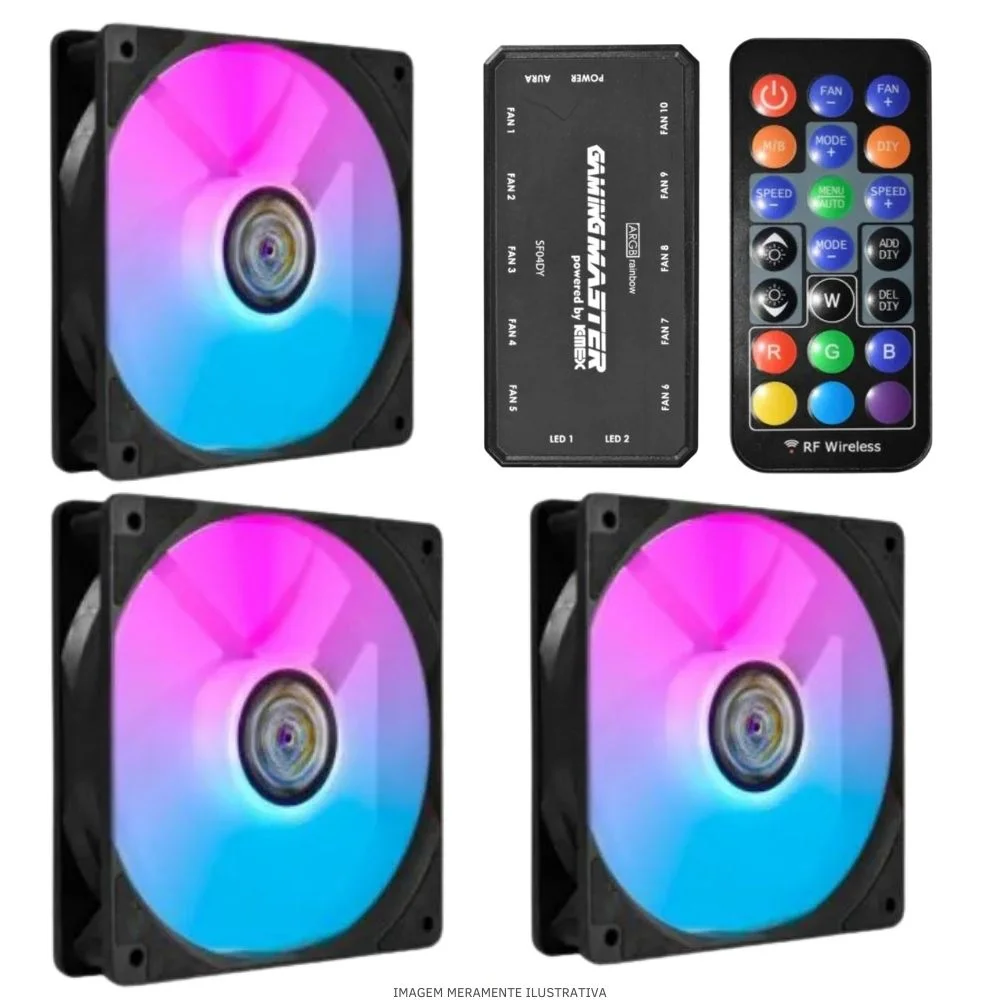 "Computador PC Gamer Completo Balão.info Intel Core I5 SSD 240GB 16gb Gabinete Aquário Teclado Mouse Mouse Pad E Headset Gamer Monitor 23"" WINDOWS 10 Pro Trial" - view 5