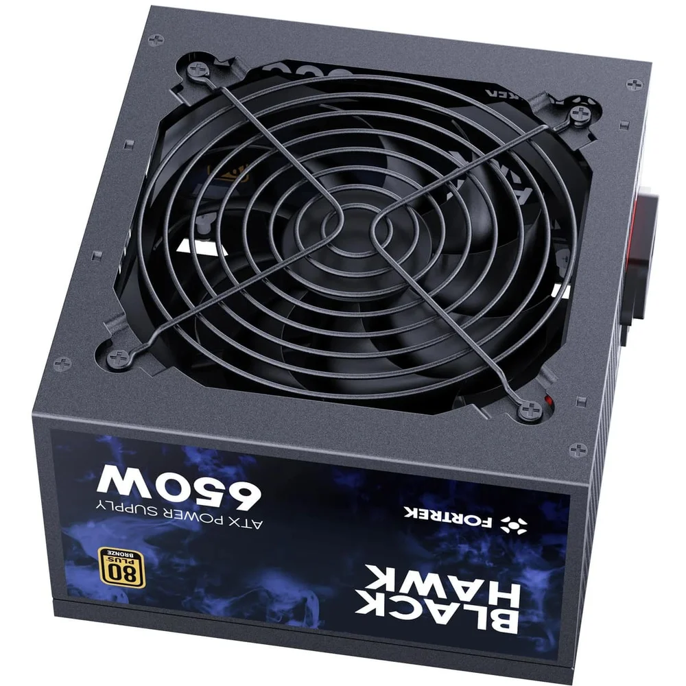 Fonte Gamer Atx Fortrek Black Hawk 650w 80 Plus Bronze Pfc Ativo Fonte Gamer Atx Fortrek Black Hawk 650w 80 Plus Bronze Pfc Ativo