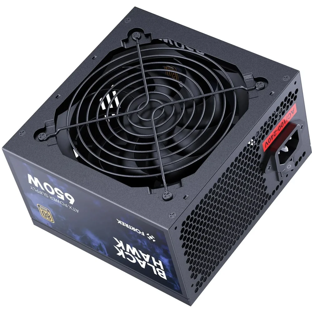Fonte Gamer Atx Fortrek Black Hawk 650w 80 Plus Bronze Pfc Ativo Fonte Gamer Atx Fortrek Black Hawk 650w 80 Plus Bronze Pfc Ativo