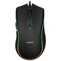 Mouse Gamer Philips G403 Momentum Usb / RGB - Preto -  6400 Dpi - 7 Botões
