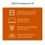 Notebook Asus Vivobook Go 15 E1504fa Amd Ryzen 5 7520u 16gb Ram 512gb SSD Linux Keepos Tela 15,6" LED Fhd Black - Nj1288