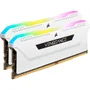Memória De Computador Corsair Vengeance RGB Pro Sl Ddr4 Ram 32gb (2x16gb) 3600mhz Cl18-22-22-42 1.35v Intel Amd Para Desktop - Branca (cmh32gx4m2d3600c