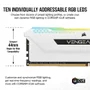 Memória De Computador Corsair Vengeance RGB Pro Sl Ddr4 Ram 32gb (2x16gb) 3600mhz Cl18-22-22-42 1.35v Intel Amd Para Desktop - Branca (cmh32gx4m2d3600c