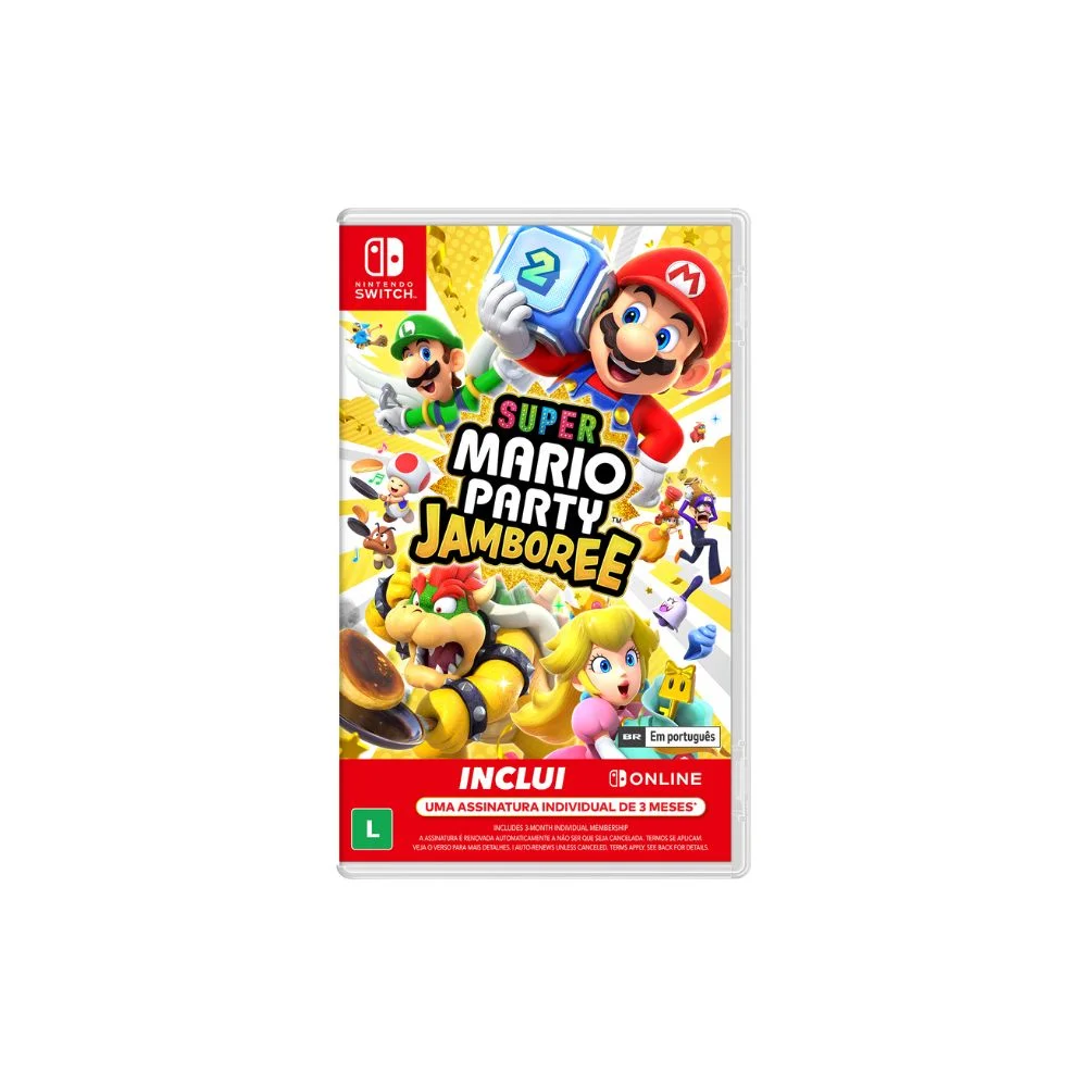 Jogo Super Mario Party Jamboree Nintendo Switch Físico Jogo Super Mario Party Jamboree Nintendo Switch Físico