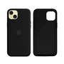 Capa Capinha Case Silicone Premium Aveludada Logo Compatível Iphone 15