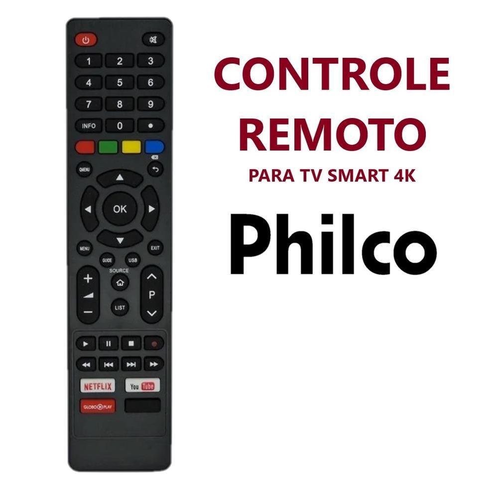 Controle Remoto Tv Philco 4k Smart -9124 -9028