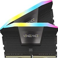 Memória De Computador Para Desktop Corsair Vengeance RGB Ddr5 Ram 32gb (2x16gb) 6400mhz Cl36-48-48-104 1.35v Intel Xmp - Preto (cmh32gx5m2b6400c36