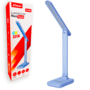 Luminaria LED Usb De Mesa Touch Porta Celular Bateria Azul
