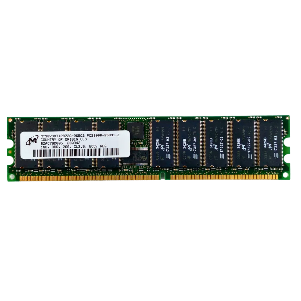 Memória Servidor Nanya 1gb Ddr2 667mhz Ecc Nt1gt72u89d0bd-ac