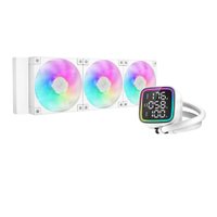 Water Cooler 360mm Deepcool Ld360 Wh, RGB, Display Lcd, White - R-ld360-whdmmn-g-1.