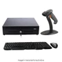 Kit Automação Pdv Tob Intel I3 4gb SSD 120GB Win10 Rede S/fio Teclado Mouse Gaveta Dinheiro Impressora Térmica Leitor Código De Barras.