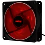 Cooler Fan Pontogg Basic Vermelho 4 LEDs.