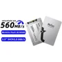 SSD Netac 128GB Sata Iii Leitura 560 Mb/s Gravação 520 Mb/s 3d Nand - Prata