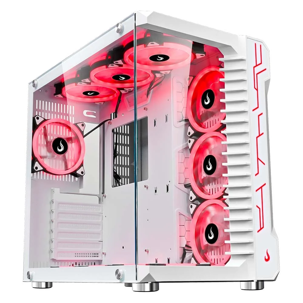 Gabinete Gamer Rise Mode Galaxy Glass S/fan S/fonte Midtower Lateral/frontal Vidro Temperado Branco - Rm-ga-gg-fw Gabinete Gamer Rise Mode Galaxy Glass S/fan S/fonte Midtower Lateral/frontal Vidro Temperado Branco - Rm-ga-gg-fw